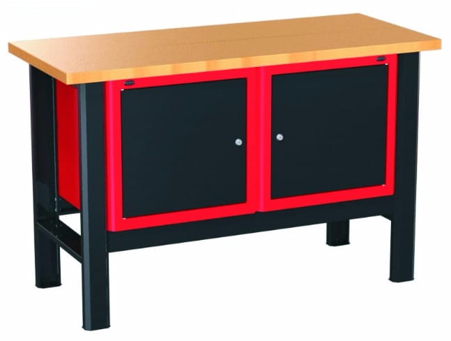Profesjonalny Polski Stół Warsztatowy N-3-08-01 - Solidny 1000kg 2 Szafki