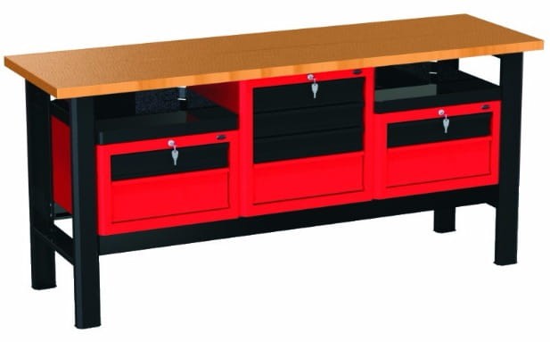 Profesjonalny Polski Stół Warsztatowy N-3-21-01 - 8 Szuflad, 1000kg Udźwig