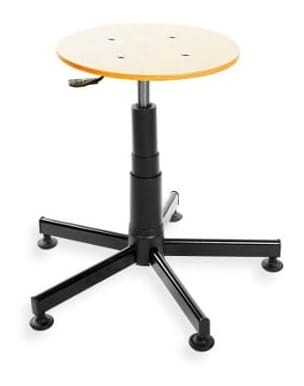 Taboret przemysłowy BlackTab 02 ze sklejki lakierowanej