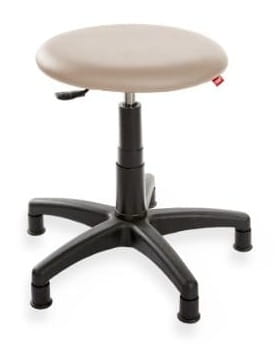 Taboret ErgoTab Eco — ekoskóra na stopkach