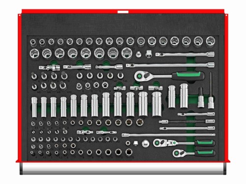 Wkładka z narzędziami SOCKET-TOOLS 01 — zestaw do szuflady