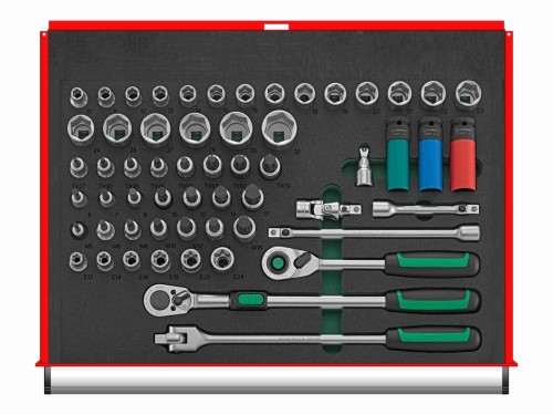Wkładka z narzędziami SOCKET-TOOLS 02 — zestaw do szuflady