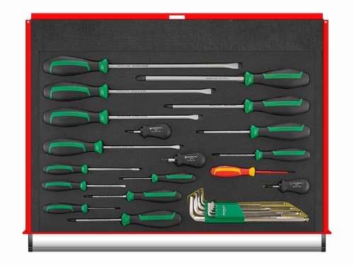 Wkładka z narzędziami SOCKET-TOOLS 13 — zestaw do szuflady