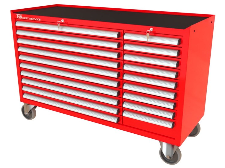 Wózek warsztatowy MEGA z 19 szufladami PM-210-11 - 19 szuflad