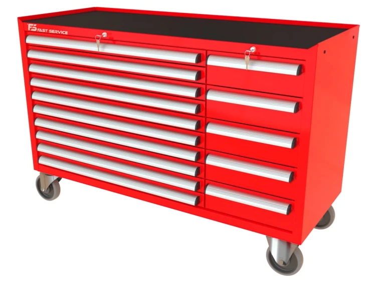 Wózek warsztatowy MEGA z 15 szufladami PM-210-15 - 15 szuflad
