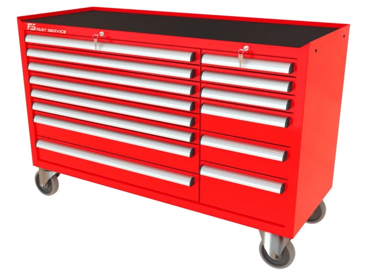 Wózek warsztatowy MEGA z 14 szufladami PM-212-20 - 14 szuflad