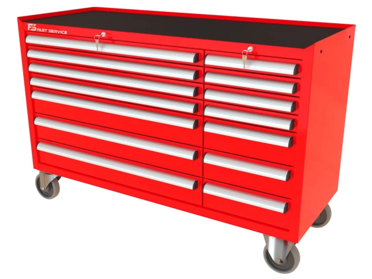 Wózek warsztatowy MEGA z 14 szufladami PM-213-13 - 14 szuflad