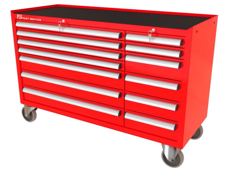 Wózek warsztatowy MEGA z 13 szufladami PM-213-14 - 13 szuflad
