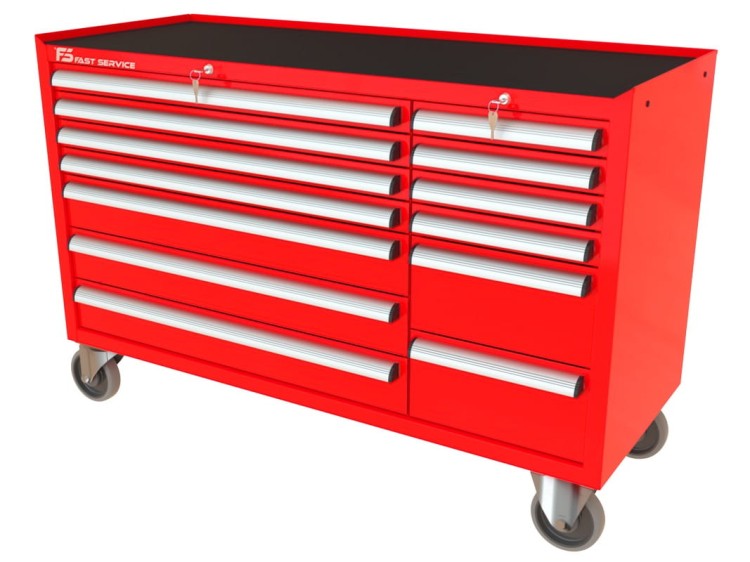 Wózek warsztatowy MEGA z 13 szufladami PM-213-17 - 13 szuflad