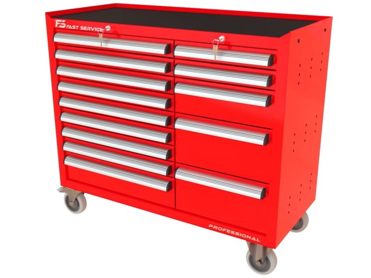 Wózek warsztatowy TRUCK z 14 szufladami PT-211-22 - 14 szuflad
